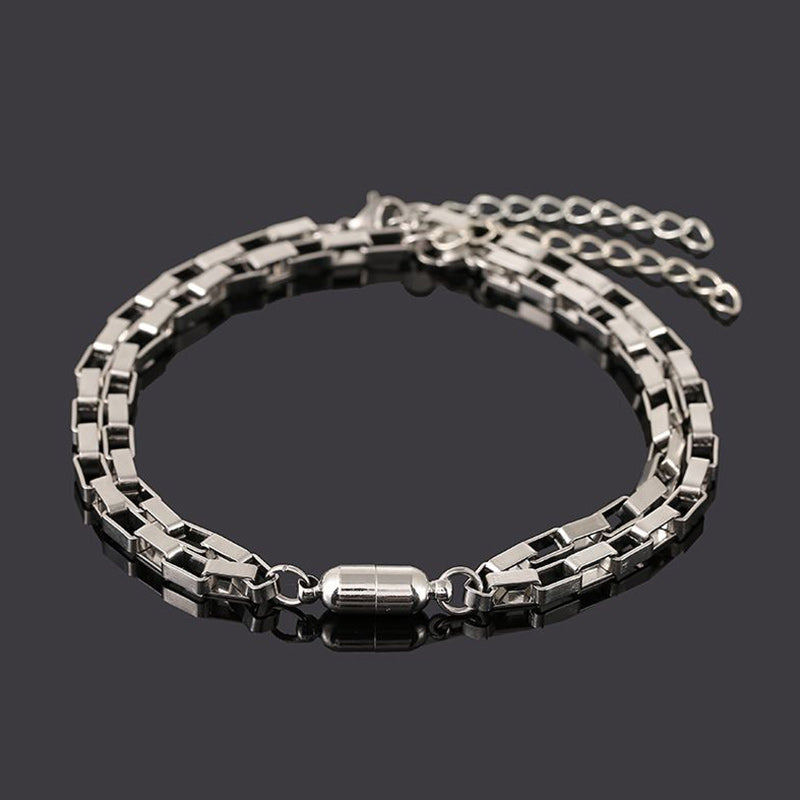 Cuban Chain Couple Bracelet (1 Pair)