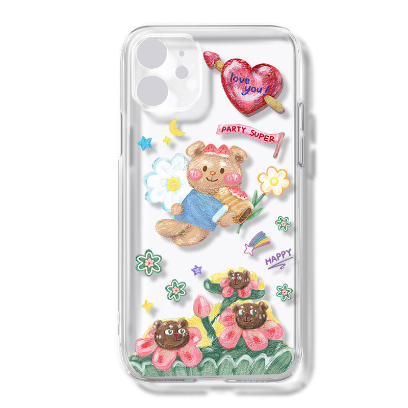 Transparent Soft Protective Case for Girls Women
