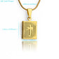 Cross Photo Box Necklace