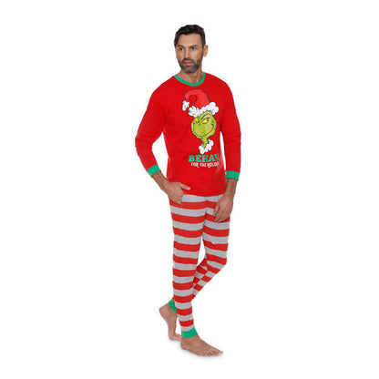 The Grinch Green Hair Monster Christmas Family Pajamas Sets