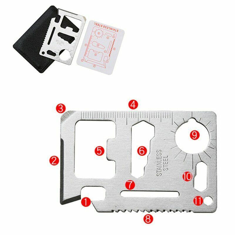 11-In-1 Portable Camping Survival Multi-Tool