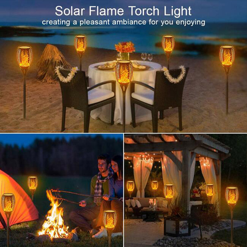 Solar Torch Light with Flickering Flame
