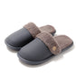 Cotton Slippers for Men Autumn and Winter Indoor Removable