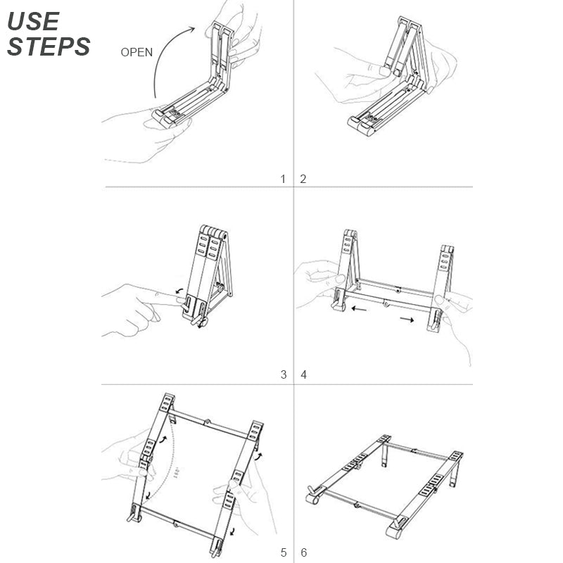 Portable Aluminum Foldable Laptop Stand