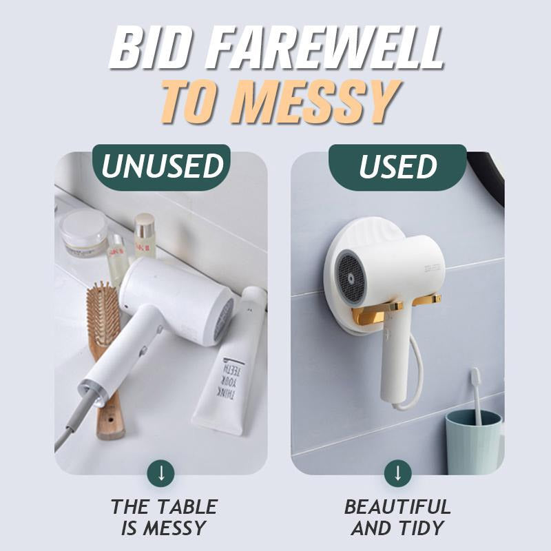 Wall-mounted Hairdryer Rack