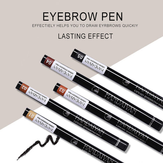 Four Forked Eyebrow Pencils