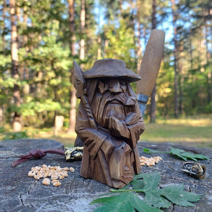 Odin Thor Tyr Ulfhednar Norse Pagan Resin Craft Garden Decoration