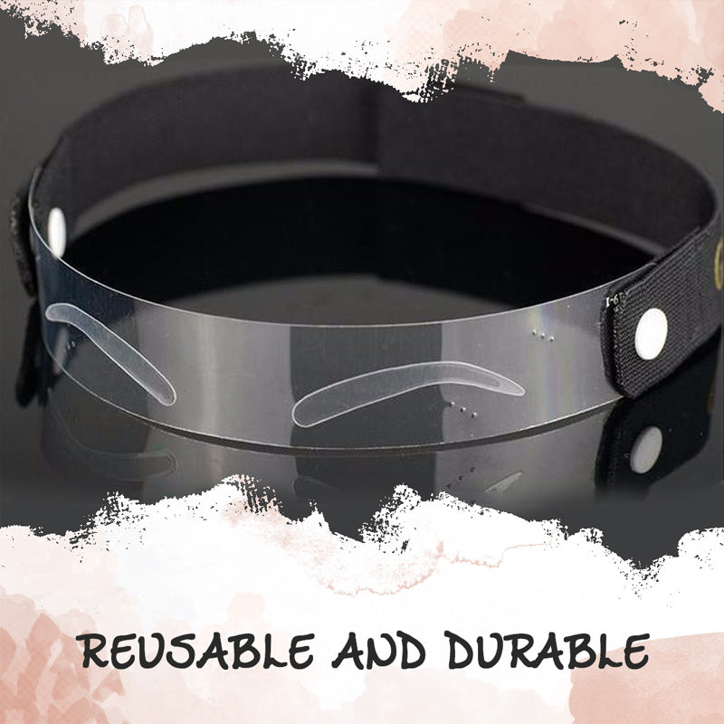12 eyebrow straps in different shapes Template Straps