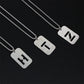 Folbom- 24 Cutout Letter Necklaces