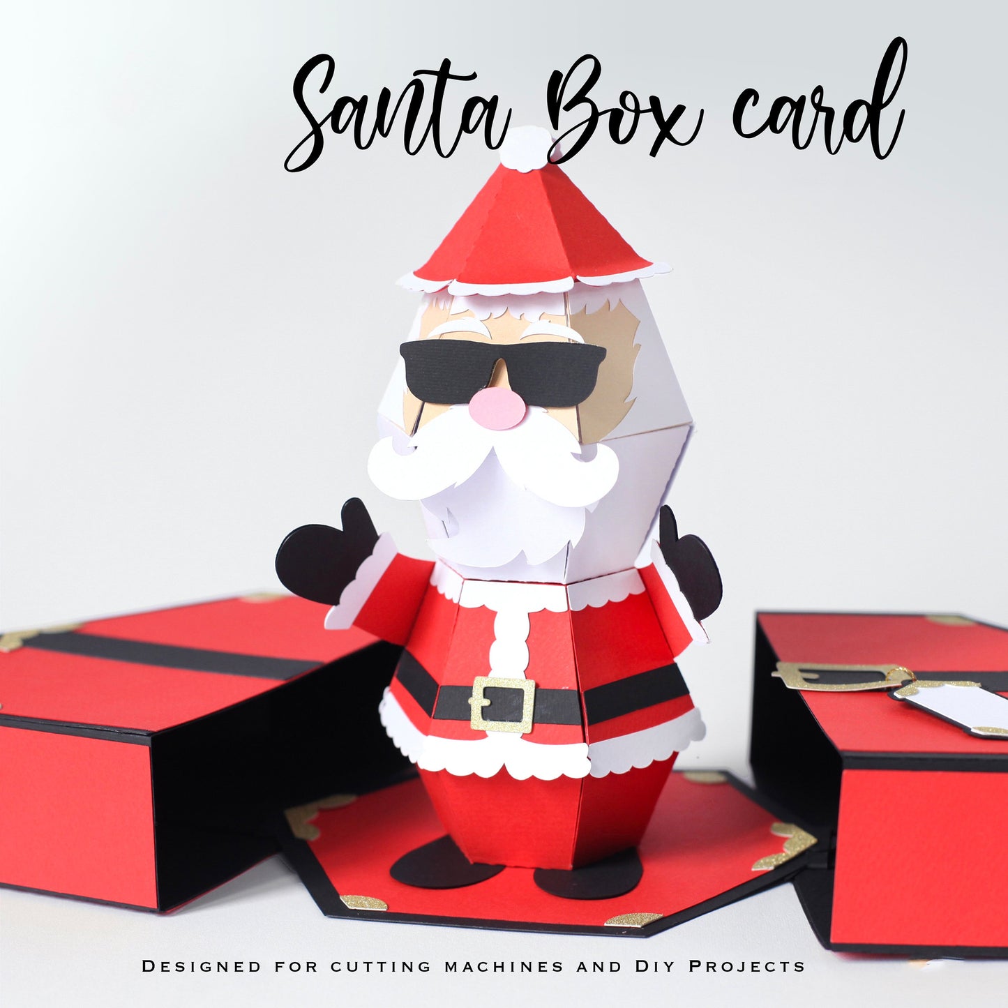 🥳3D-Popup-Boxkarte „Weihnachtsmann-Streich“🎁/🥳Santa Claus Prank 3D Pop Up Cards🎁
