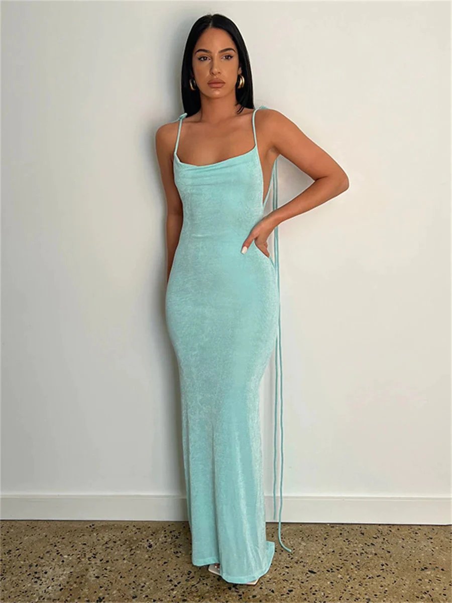 Backless Maxi Dress