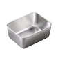 Stainless Steel Square Plate(With Plastic Lid)