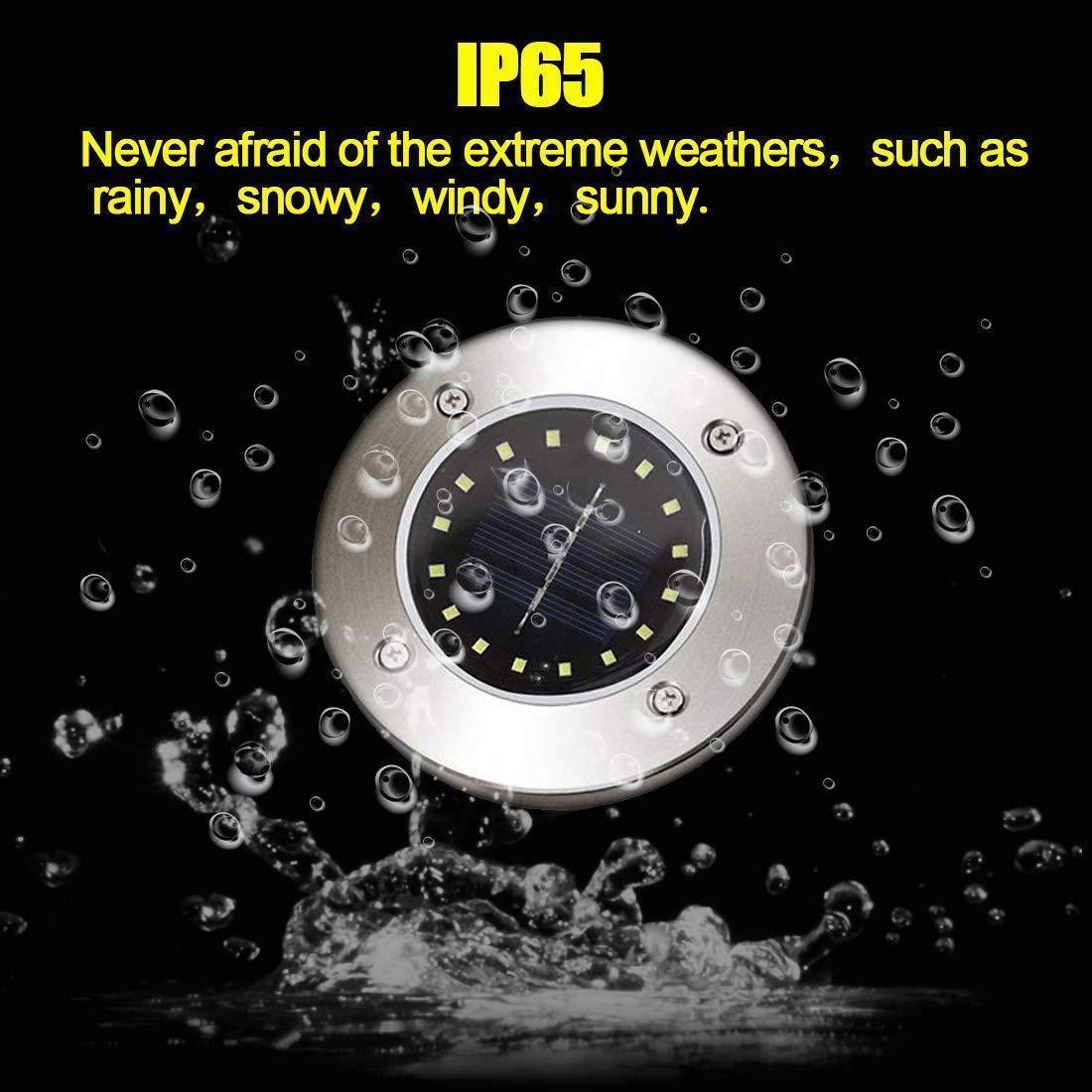 Solar Powered Floor Path LED Light