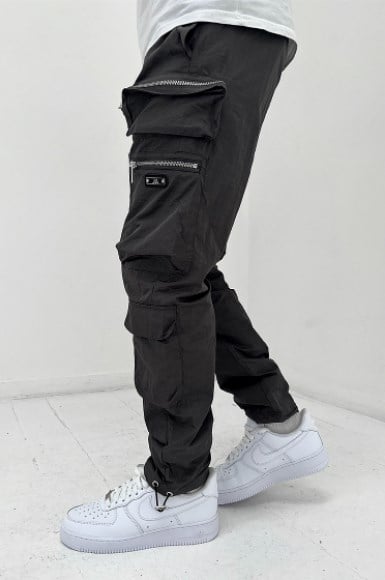 🔥Cargohose mit großen Taschen und Reißverschluss/🔥Large pocket zipper overalls
