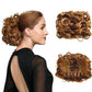 Extension De Chignon Pour Cheveux Bouclés Courts Et Désordonnés / Extension of Short and Messy Curly Hair Bun