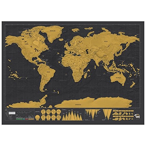 Scratch Map of the World