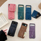 Suitable For Samsung z flip3/4 Wallet Phone Case With Card Holder