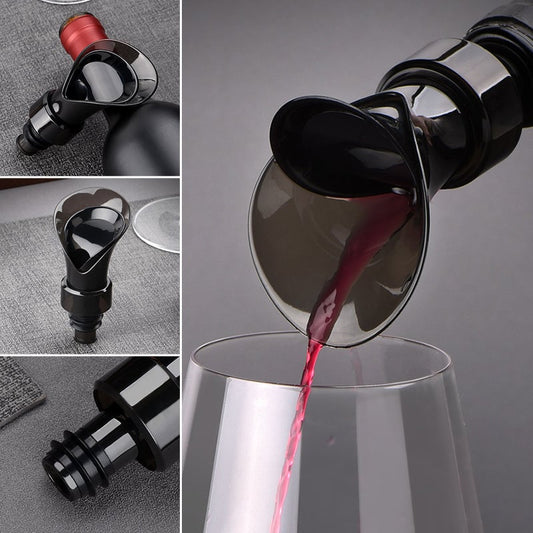 Blütenblattförmiger 2-in-1-Weinverschluss/Petal-shaped 2-in-1 wine stopper