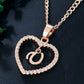 Heart A-Z Initial Letter Necklace