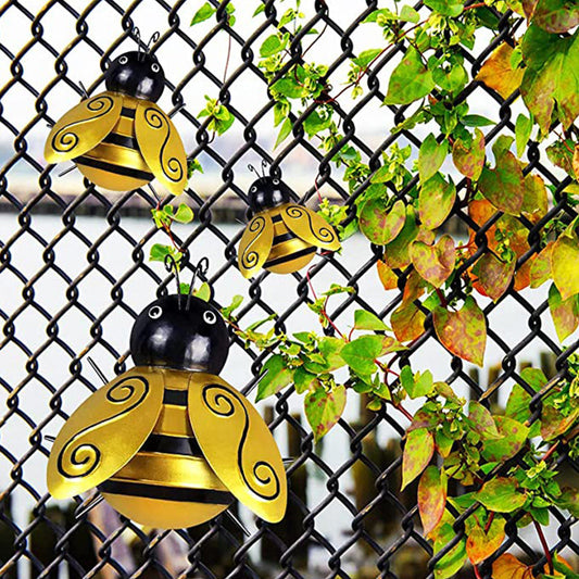 Metal Bumble Bee Wall Decor