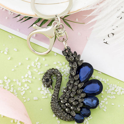 Creative Diamond Swan Keychain