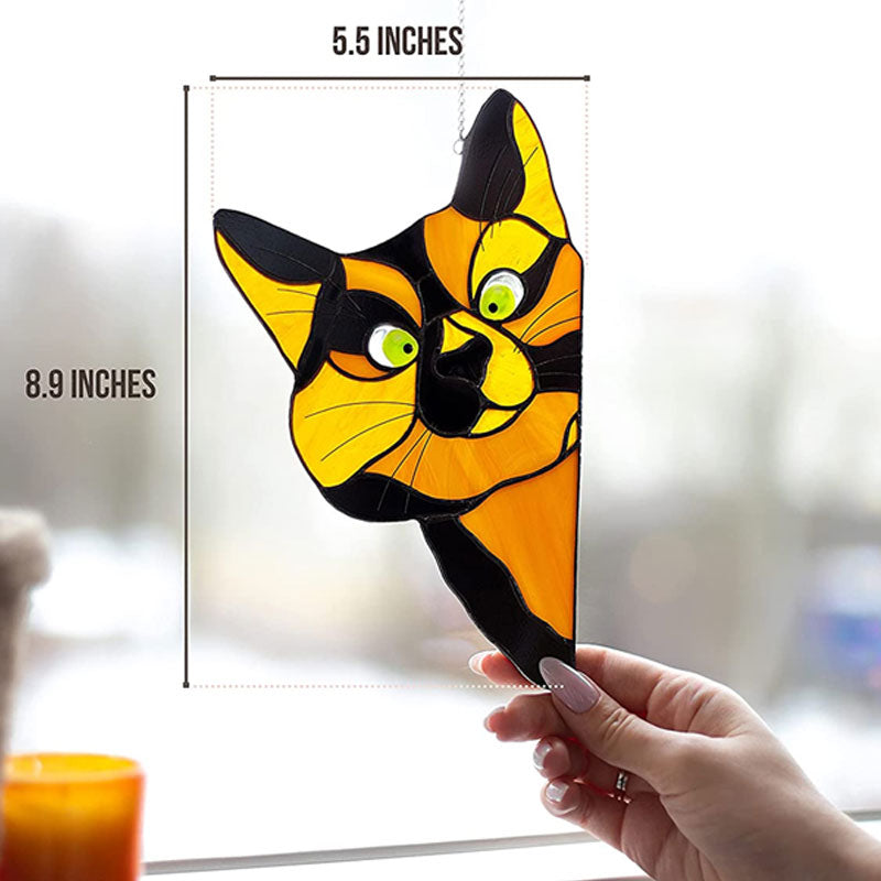 Stained Glass Cat Window Hanger?