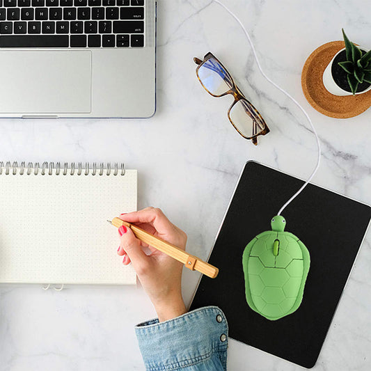 Cute Turtle Shape USB Wired Mouse