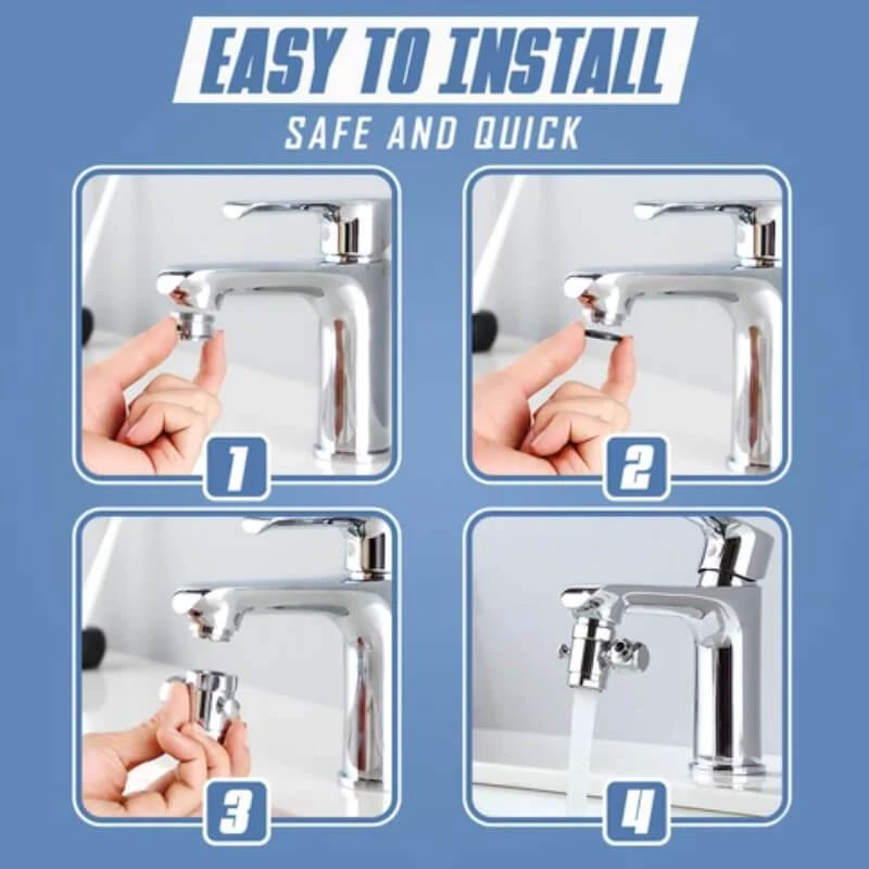 720° Rotatable Faucet Sprayer Head