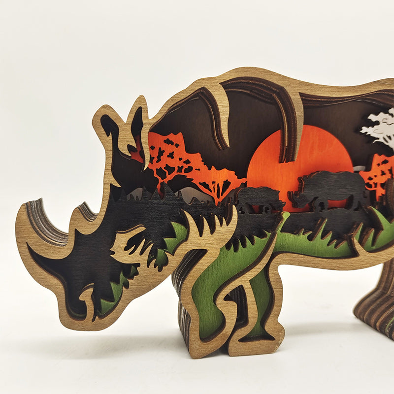 Last Day 49% OFF - Ceratotherium simum Carving Handcraft Gift