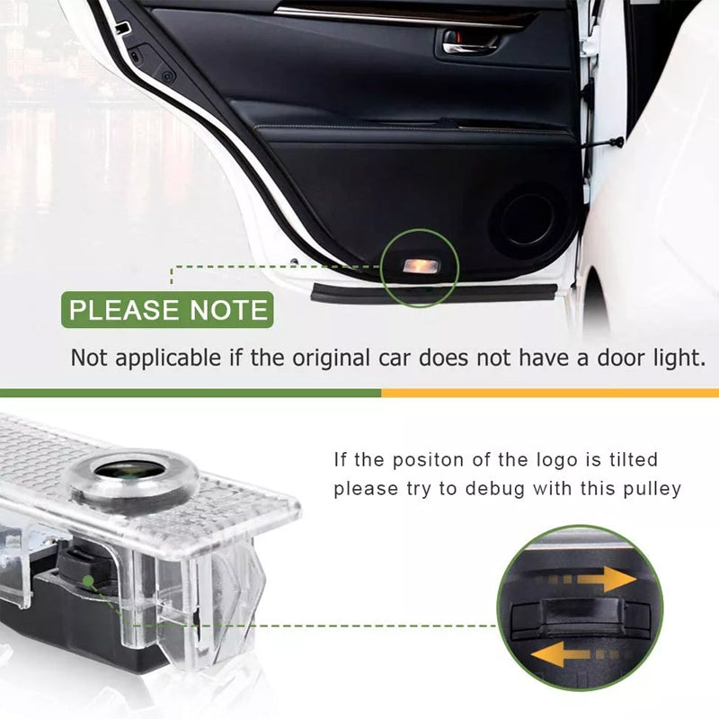 Audi Welcome Light（2 Pcs）