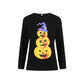 Halloween Pumpkin Top and Stripe Pants Family Matching Pajamas Sets