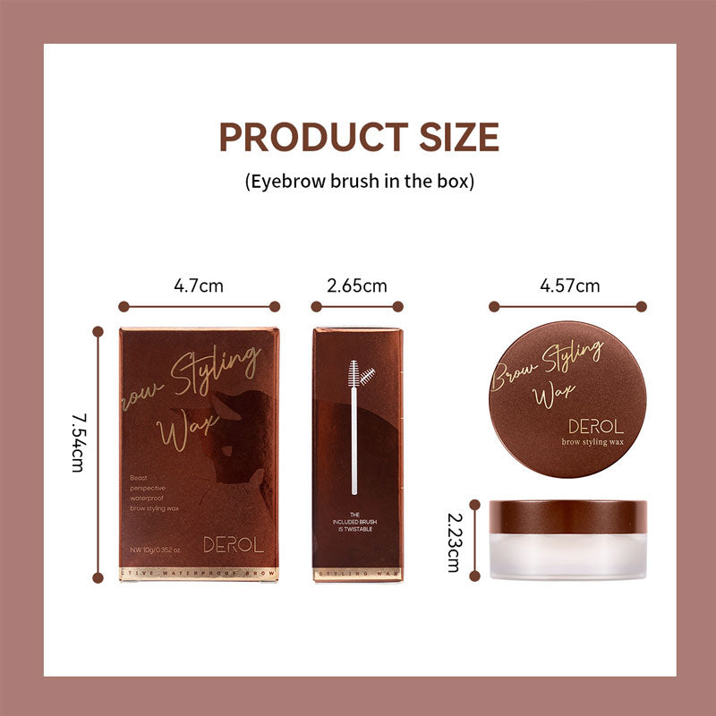 Waterproof Quick Dry Natural Wild Eyebrow Wax