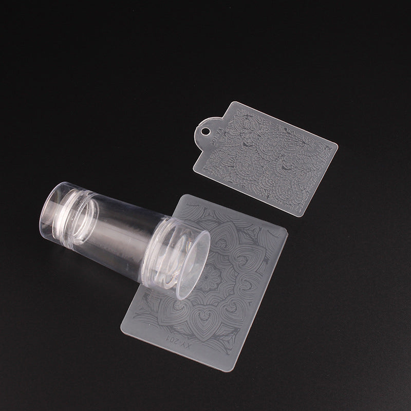 Nail Art Silicone Stamp（2PCS)
