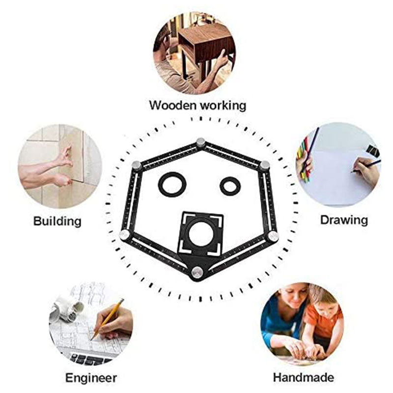 Multi Angle Measuring Ruler