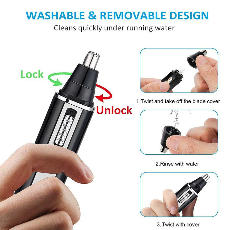 Electric Four-In-One Nose Hair Shaver