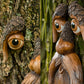 Tree Faces Bird Feeders Garden Decoration