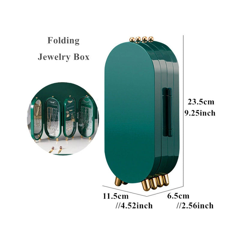 Necklace Jewelry Organizer with Folding Screen Design