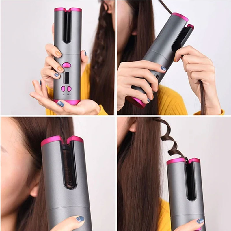 Auto Rotating Cordless Ceramic Hair Curler