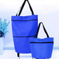 Folding Shopping Bag Collapsible Trolley Bags with Wheels
