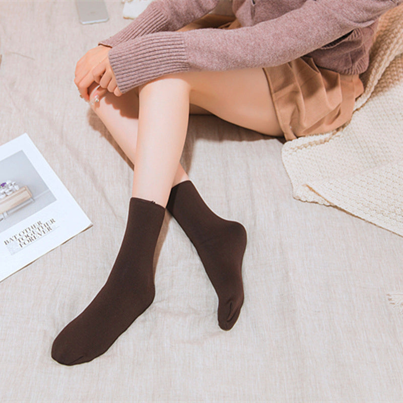 Calcetines de nieve de terciopelo suave de invierno engrosados/Thickened winter soft velvet snow socks