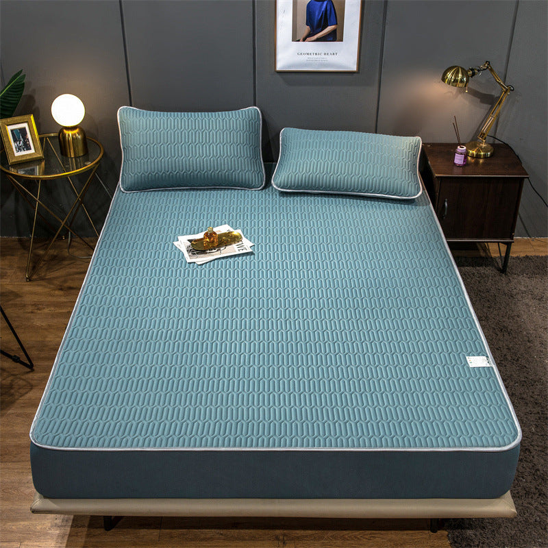 Summer Ice Silk Mat Washable Mattress Protector