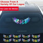 3D Angel Wings Colorful Laser Car Sticker（2PCS）