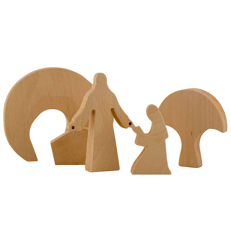 Easter Scene Wooden Decoration