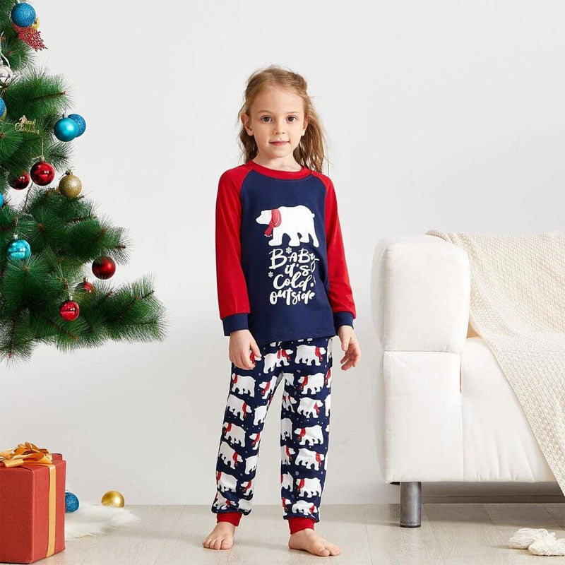 Family Holiday Pajamas - Family Matching Polar Bear Christmas Pajamas Sets