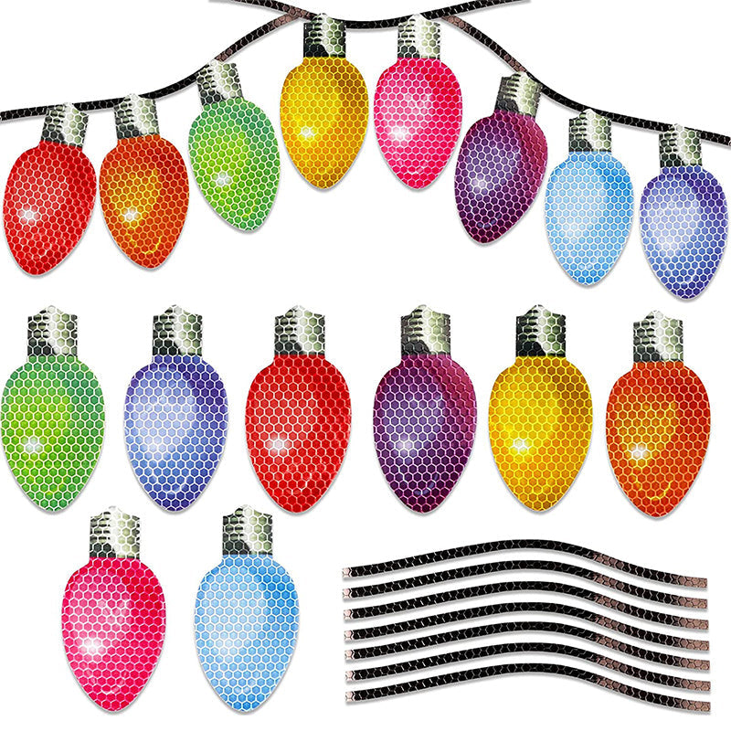 Reflective Light Bulb Magnet  Decorations