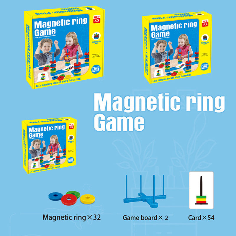 Magnetic Rings Match Board Games