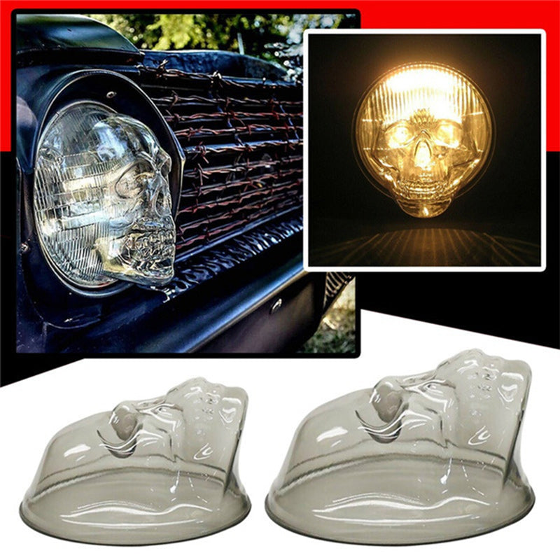 Motorcycle Skull LED Headlight