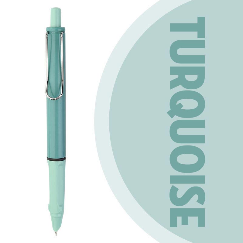 Student Pressing Pen