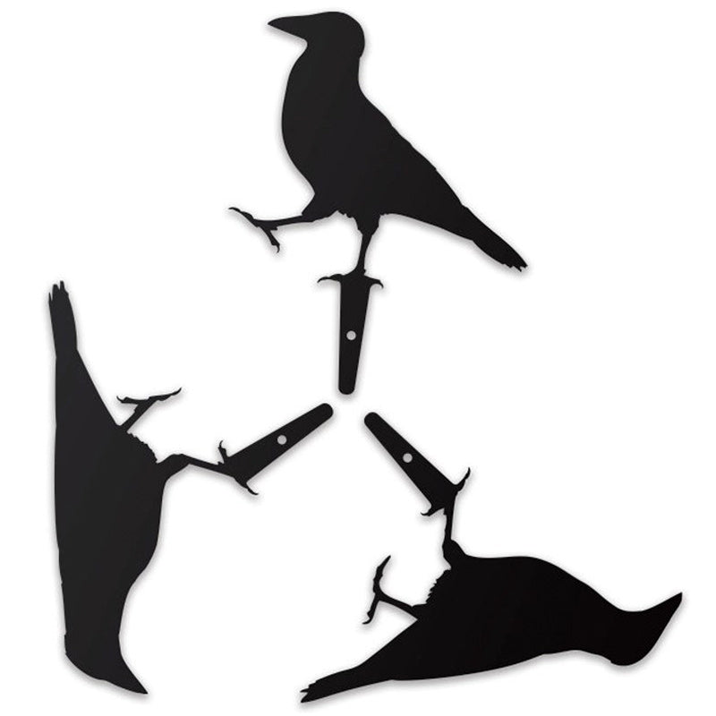 Crow Garden Sculppture Art