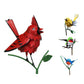 Outdoor Realistic Bird Decorations, Lovely Iron Art, Garden Animal Decorations